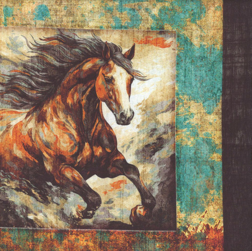 タペストリー Quilting Treasures Fabrics Carnivale Floral Geometric Black Multi